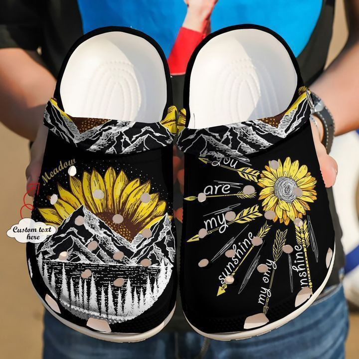 Hippie Personalized You Are My Sunshine Classic Clogs Shoes