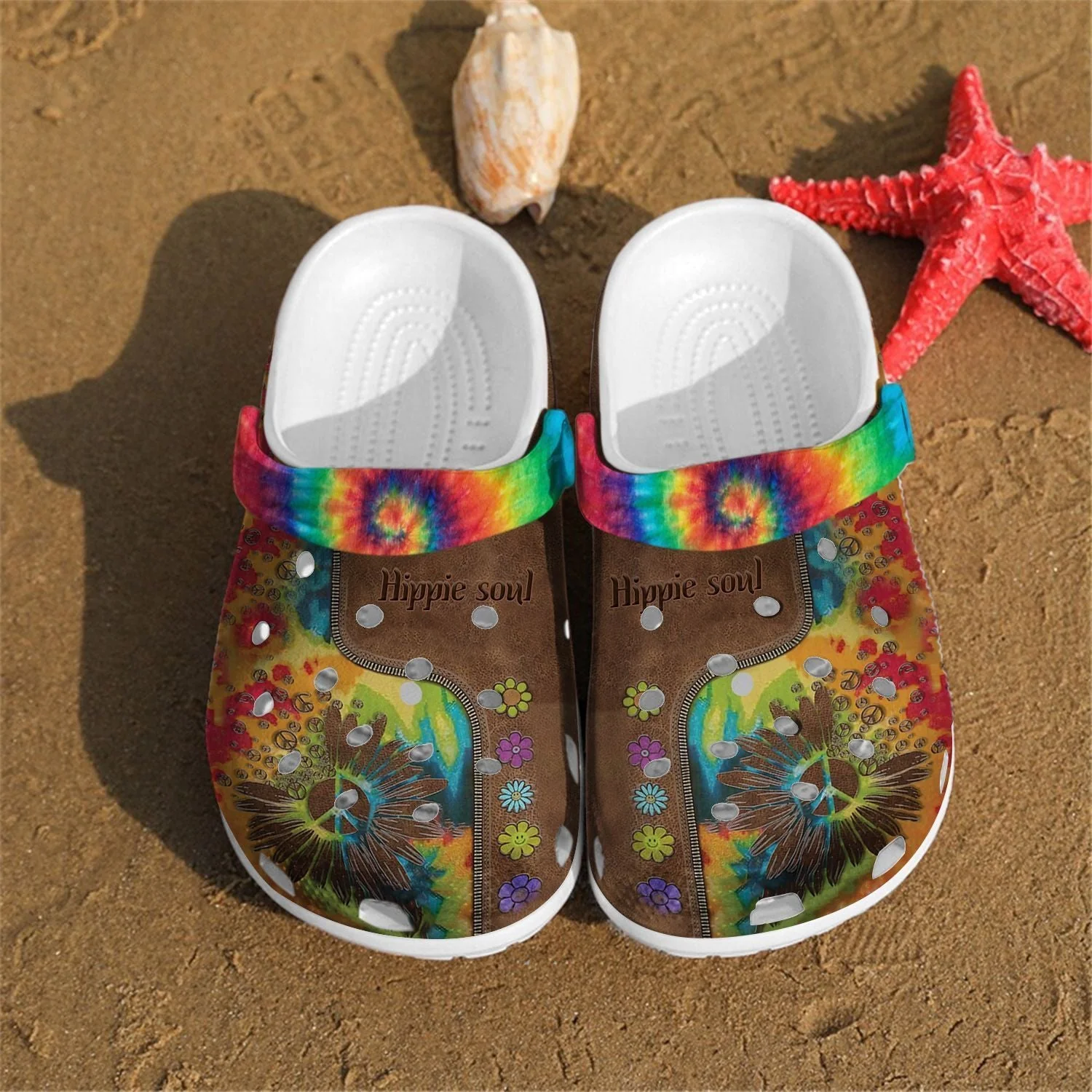 Hippie soul shoes Crocs Crocband Clogs Shoes For Men Women