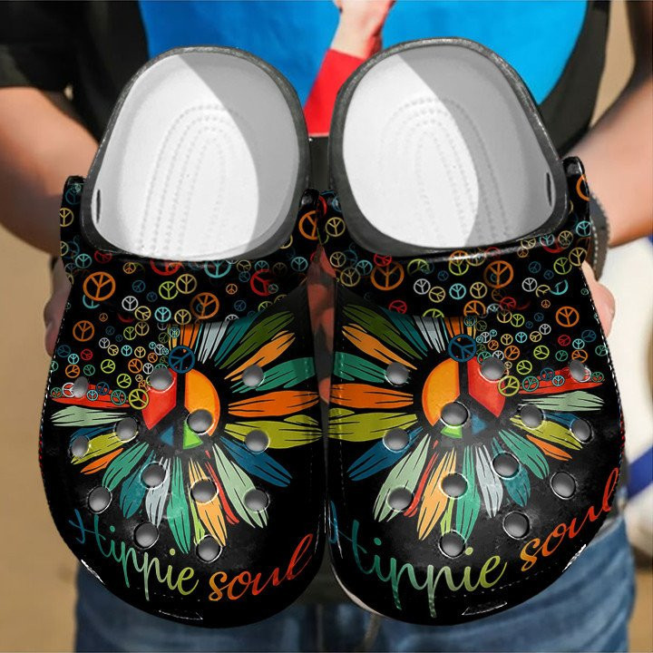 Hippie Soul Sunflower Shoes clogs Gifts For Birthday Holiday