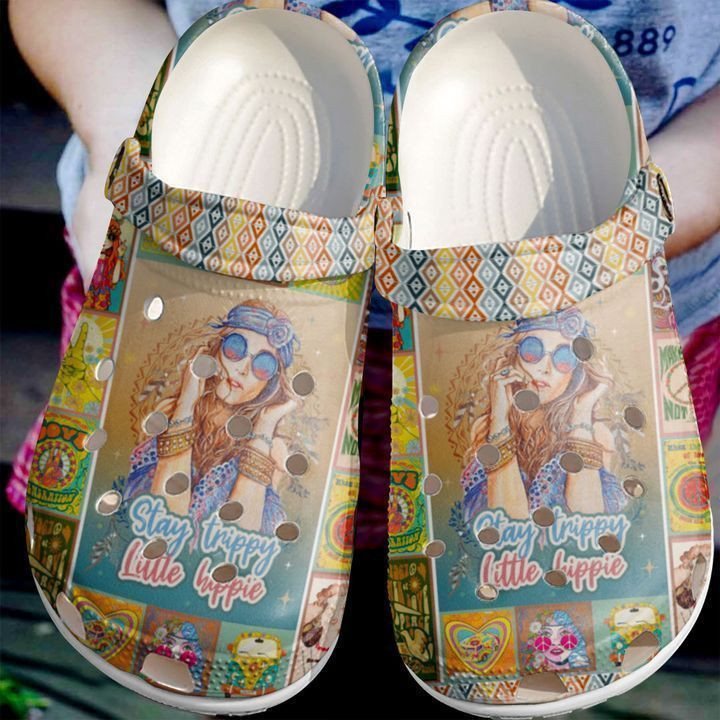 Hippie Stay Trippy Little Classic Clogs Shoes