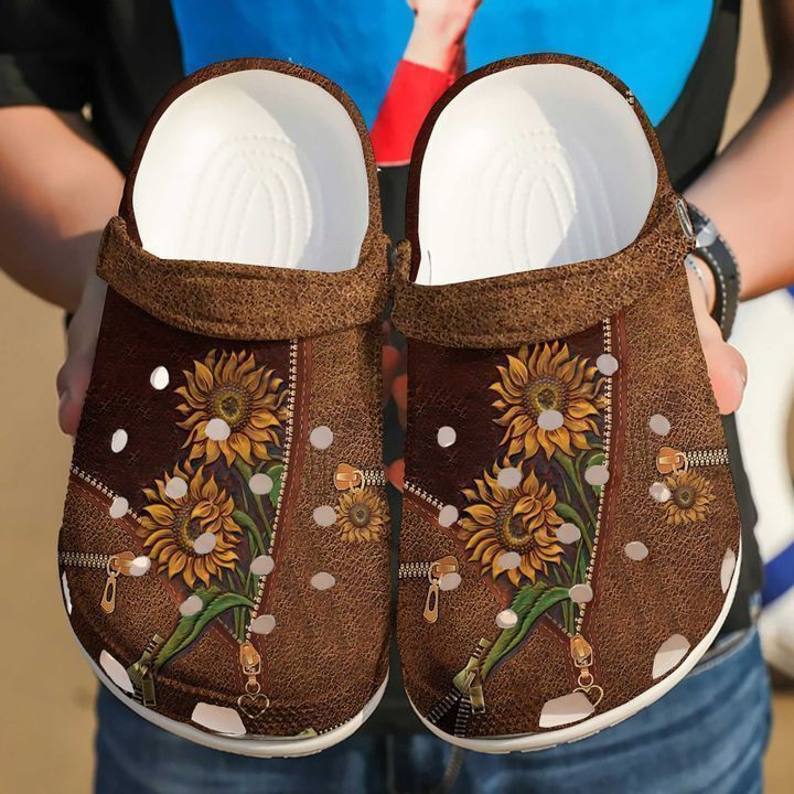 Hippie Sunflower Lover clog Shoes