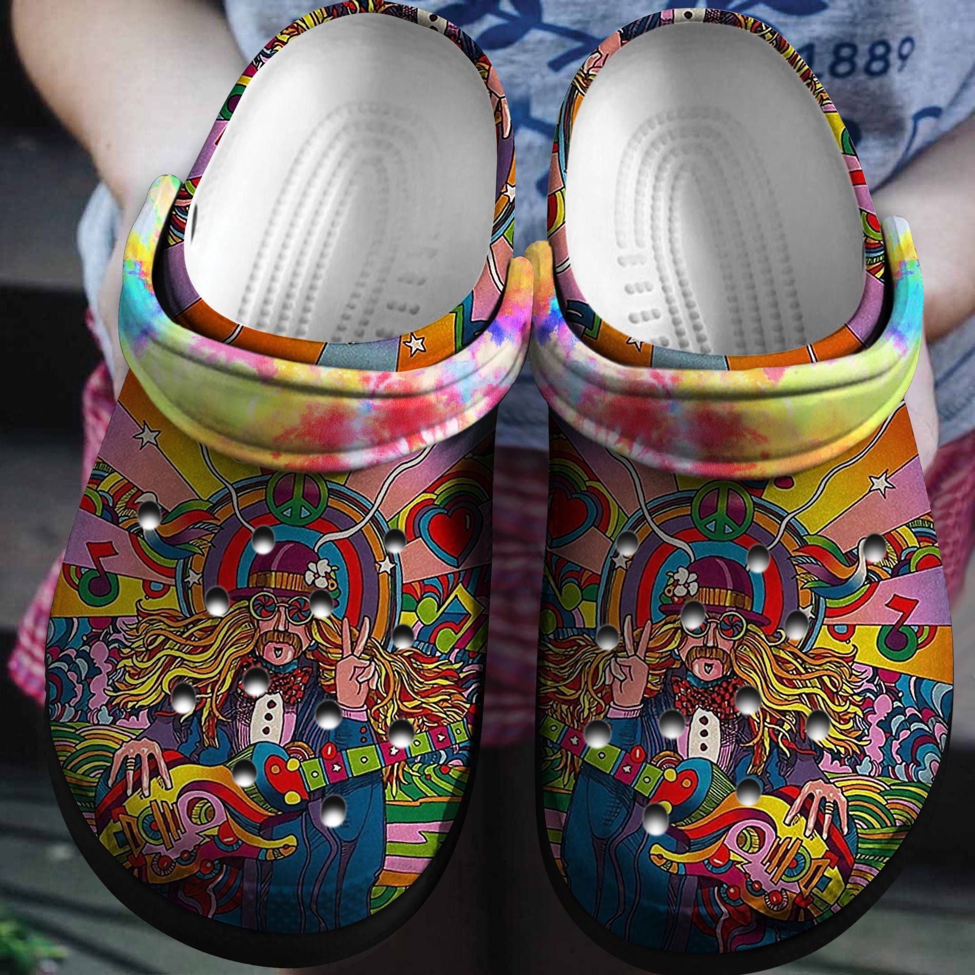 Hippie Were Right Custom Shoes - Hippie Man Life Outdoor Shoes Birthday Gift For Men Boy Father Son Nephew Friend