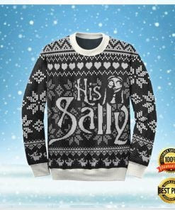 His Sally Ugly Christmas Sweater Adult 3D Funny Matching for family