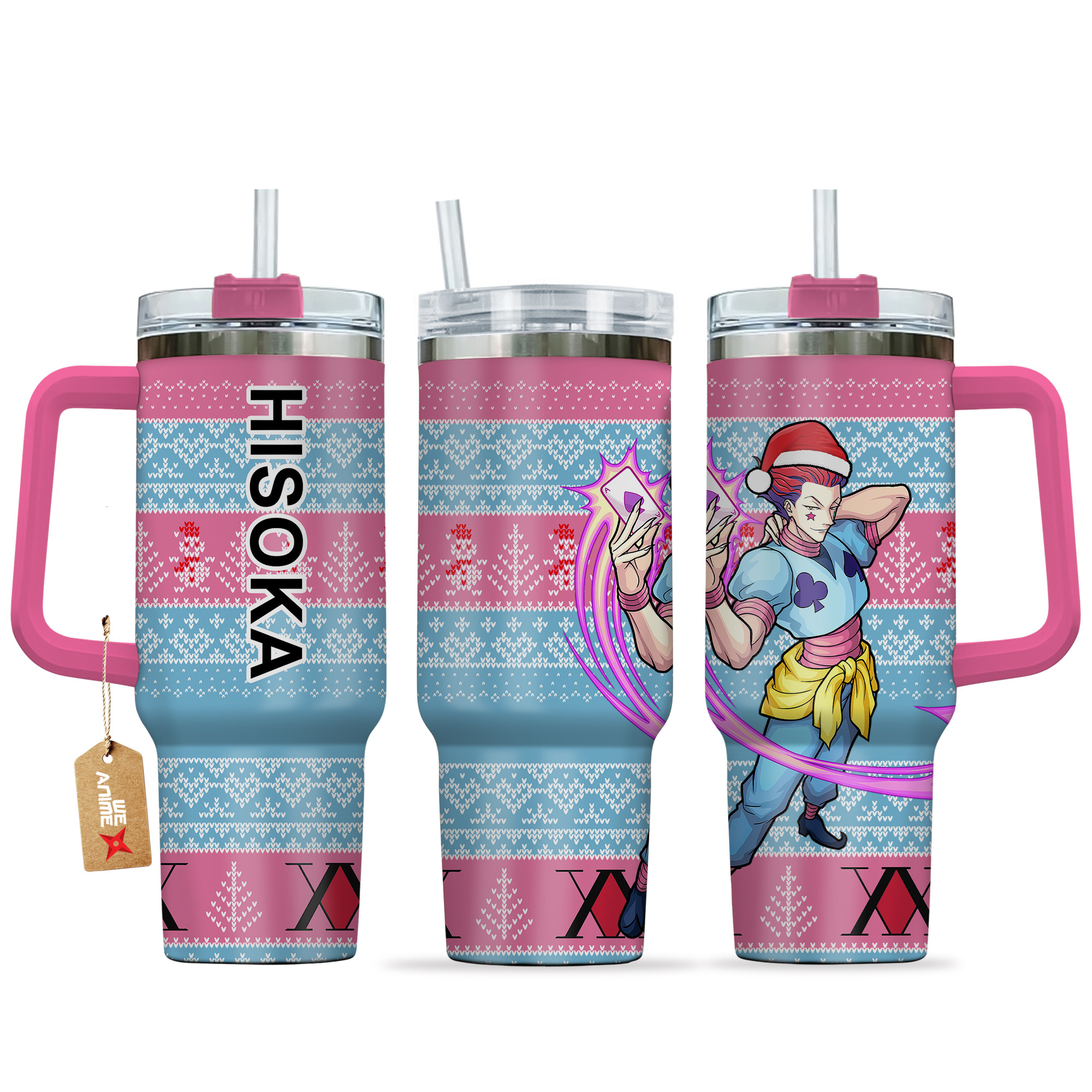 Hisoka Morow Hunter x Hunter Anime Custom Stanley Cup 40 oz 30 oz Tumbler With HandleTVC2301157