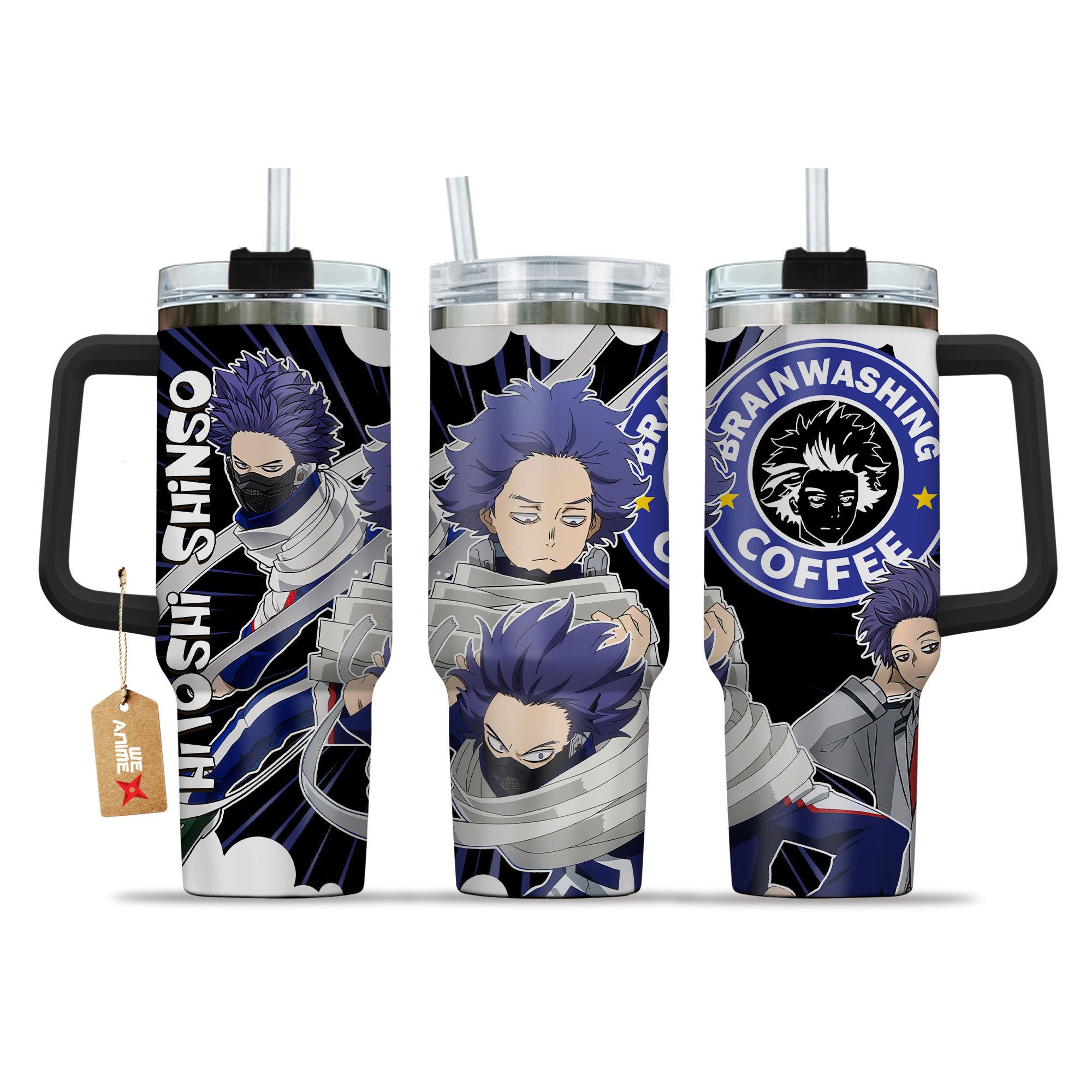 Hitoshi Shinso My Hero Academia Anime Custom Stanley Cup 40 oz 30 oz Tumbler With HandleTVC2301151