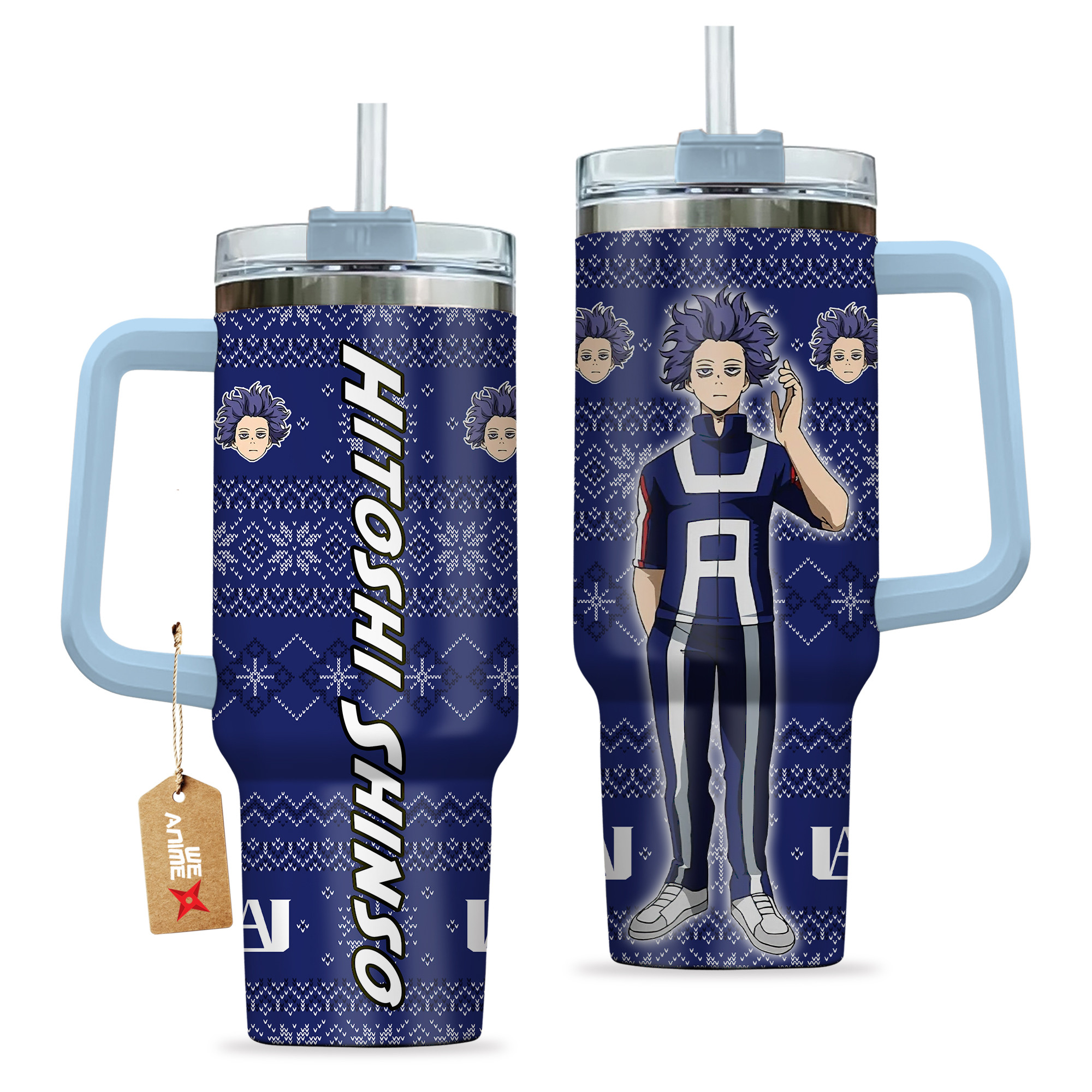 Hitoshi Shinso My Hero Academia Anime Custom Stanley Cup 40 oz 30 oz Tumbler With HandleTVC2301164 - Image 2