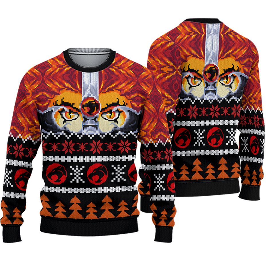 Ho Ho Hooo Holiday Thundercat Ugly Christmas Sweater