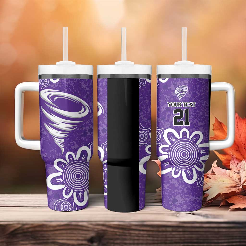 Hobart Hurricanes Minimalism Aboriginal Custom Stanley Cup 40 oz 30 oz Tumbler With HandleTVC2301335