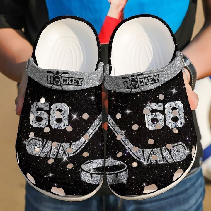 Hockey Personalized Diamond clog Shoes