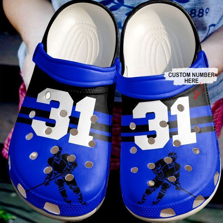 Hockey Personalized Simply Love clog Shoes