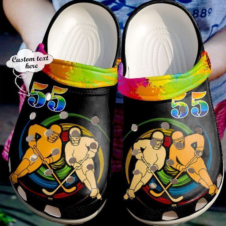 Hockey Personalized Team clog Shoes