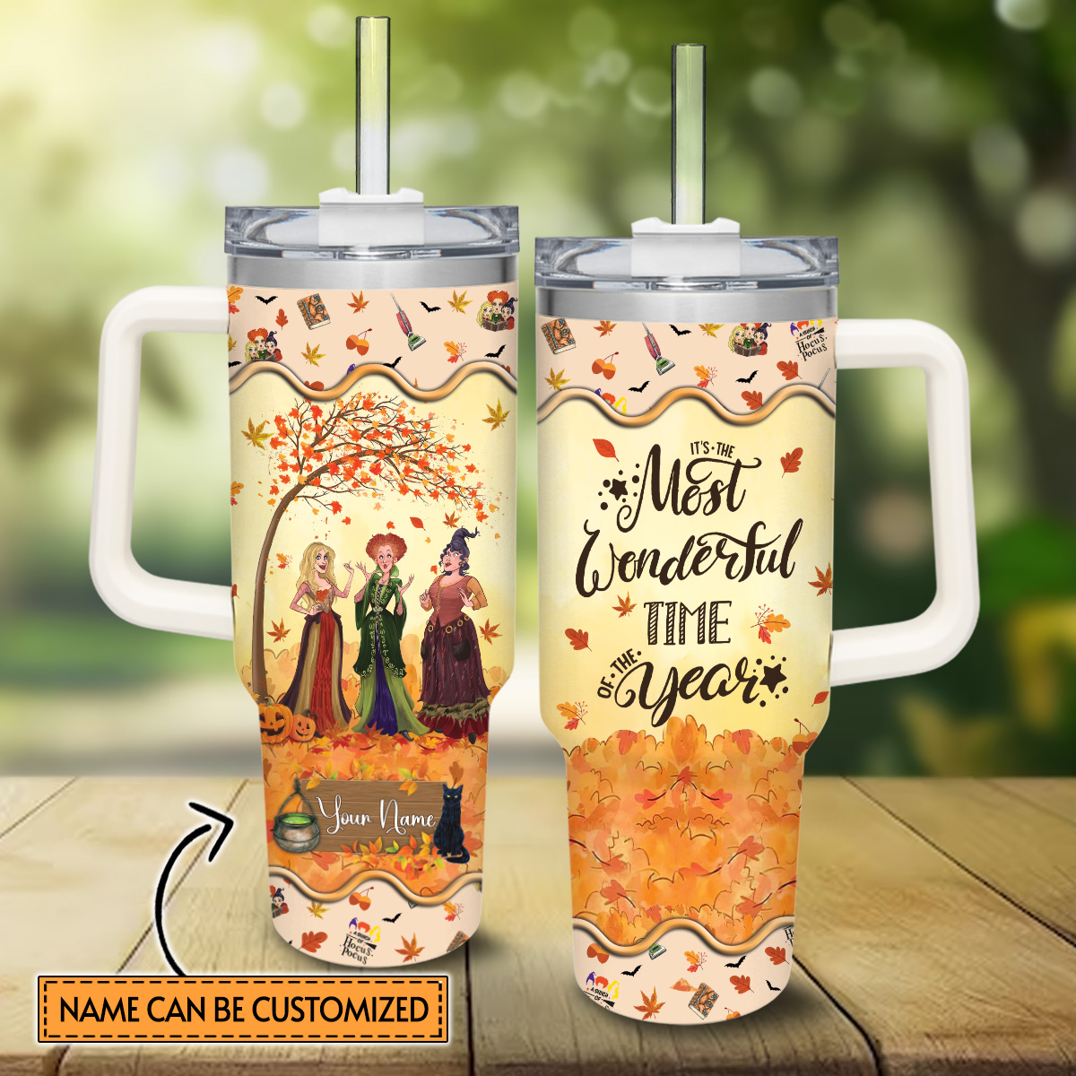 Hocus Pocus Cartoon Custom Stanley Cup 40 oz 30 oz Tumbler With HandleTVC2301817