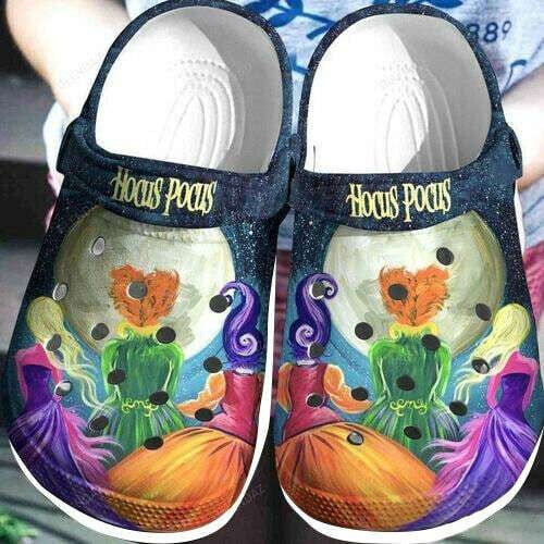 Hocus Pocus Halloween Crocs Crocband Shoes Comfortable Clogs For Men Women
