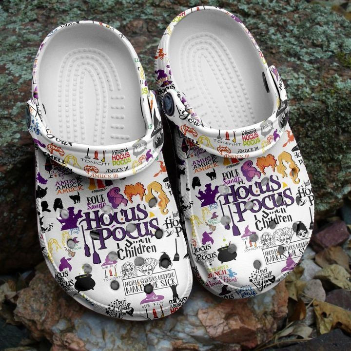 Hocus Pocus I Smell Children Halloween Classic Clog Shoes