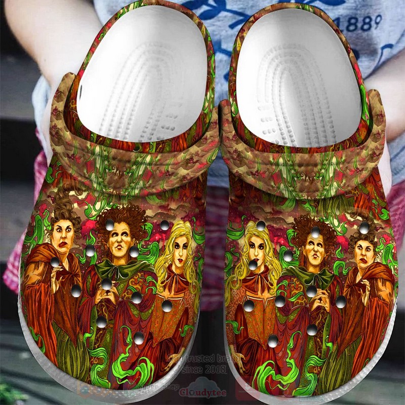 Hocus Pocus Movie Crocs Crocband Clogs Shoes Comfortable For Men Women and Kids