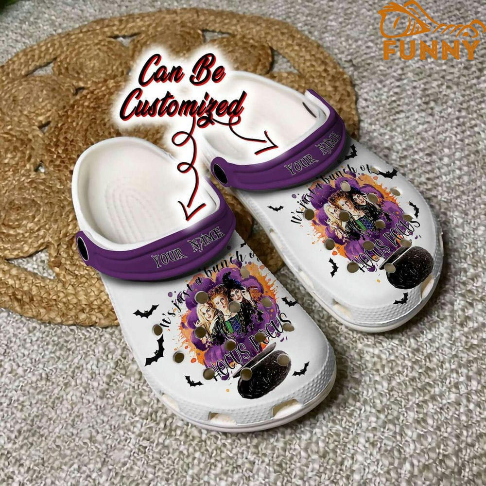 Hocus Pocus Movie Crocs Crocband Clogs Shoes Comfortable For Men Women and Kids