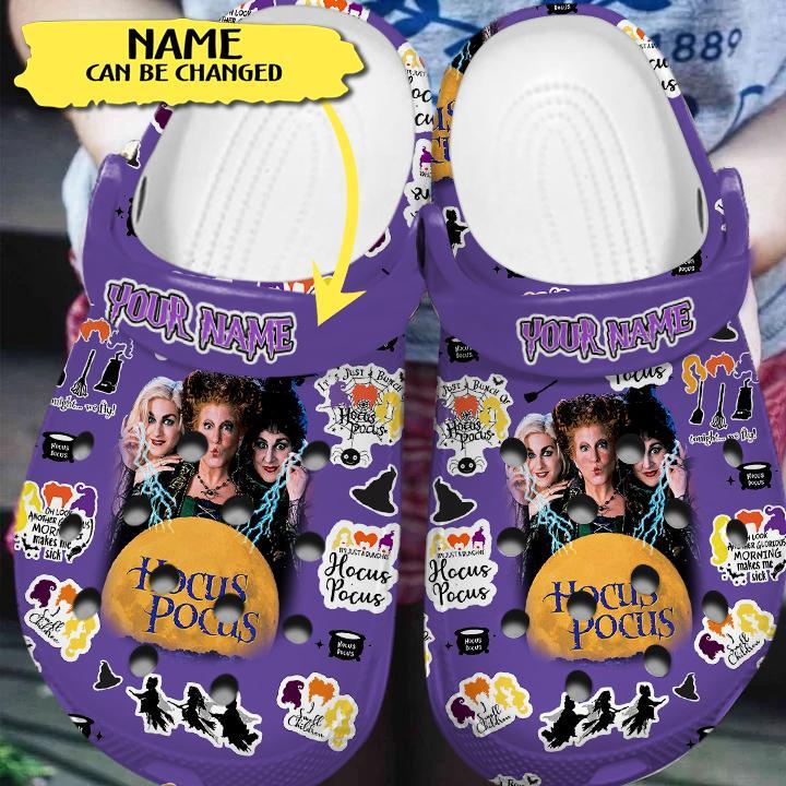 Hocus Pocus Movie Crocs Crocband Clogs Shoes Comfortable For Men Women and Kids