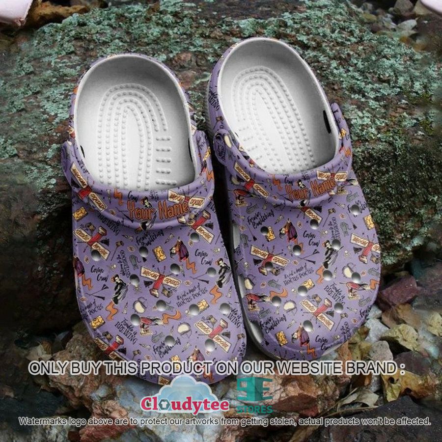 Hocus Pocus Movie Crocs Crocband Clogs Shoes Comfortable For Men Women and Kids