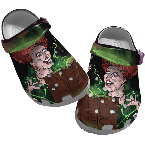 Hocus Pocus Movie Crocs Crocband Clogs Shoes Comfortable For Men Women and Kids