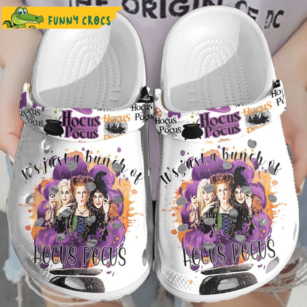 Hocus Pocus Movie Crocs Crocband Clogs Shoes Comfortable For Men Women and Kids