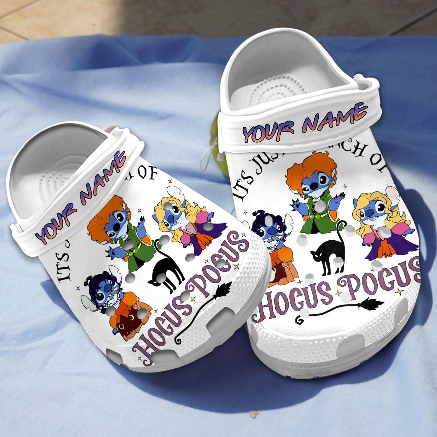 Hocus Pocus Movie Crocs Crocband Clogs Shoes Comfortable For Men Women and Kids