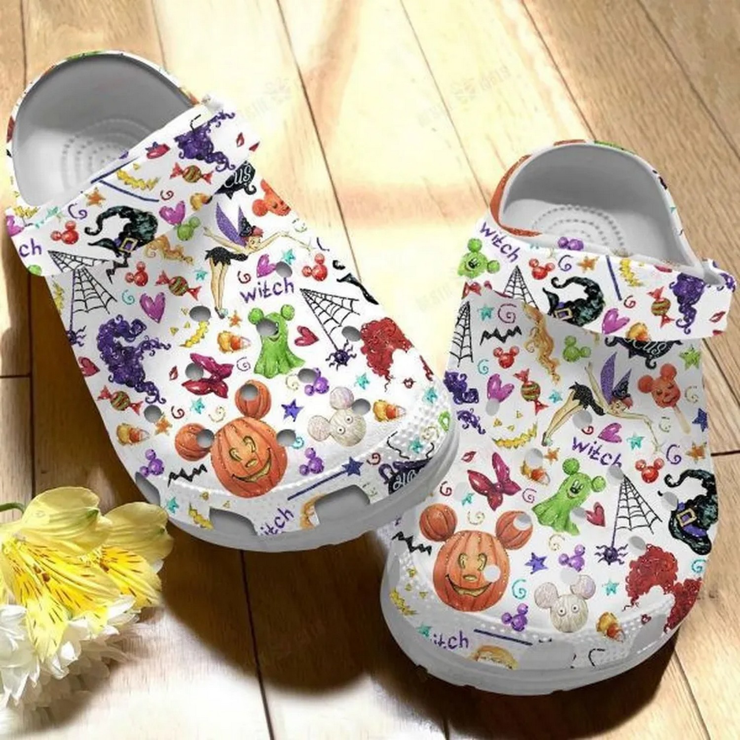 Hocus Pocus Movie Crocs Crocband Clogs Shoes Comfortable For Men Women and Kids