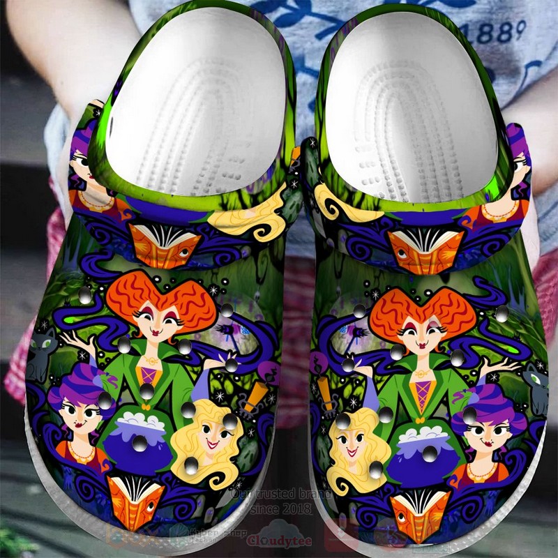 Hocus Pocus Movie Crocs Crocband Clogs Shoes Comfortable For Men Women and Kids