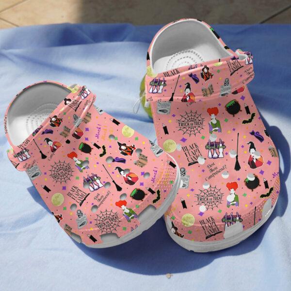 Hocus Pocus Movie Crocs Crocband Clogs Shoes Comfortable For Men Women and Kids