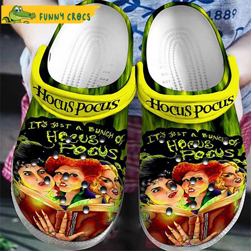Hocus Pocus Movie Crocs Crocband Clogs Shoes Comfortable For Men Women and Kids