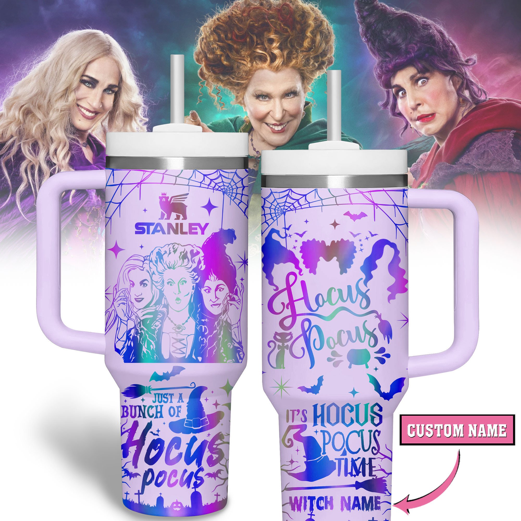 Hocus Pocus Movies Custom Stanley Cup 40 oz 30 oz Tumbler With HandleTVC2301182