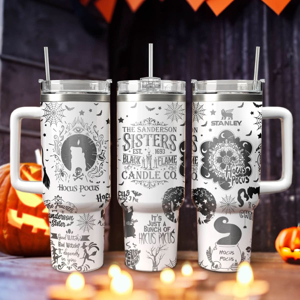 Hocus Pocus Movies Custom Stanley Cup 40 oz 30 oz Tumbler With HandleTVC2301467