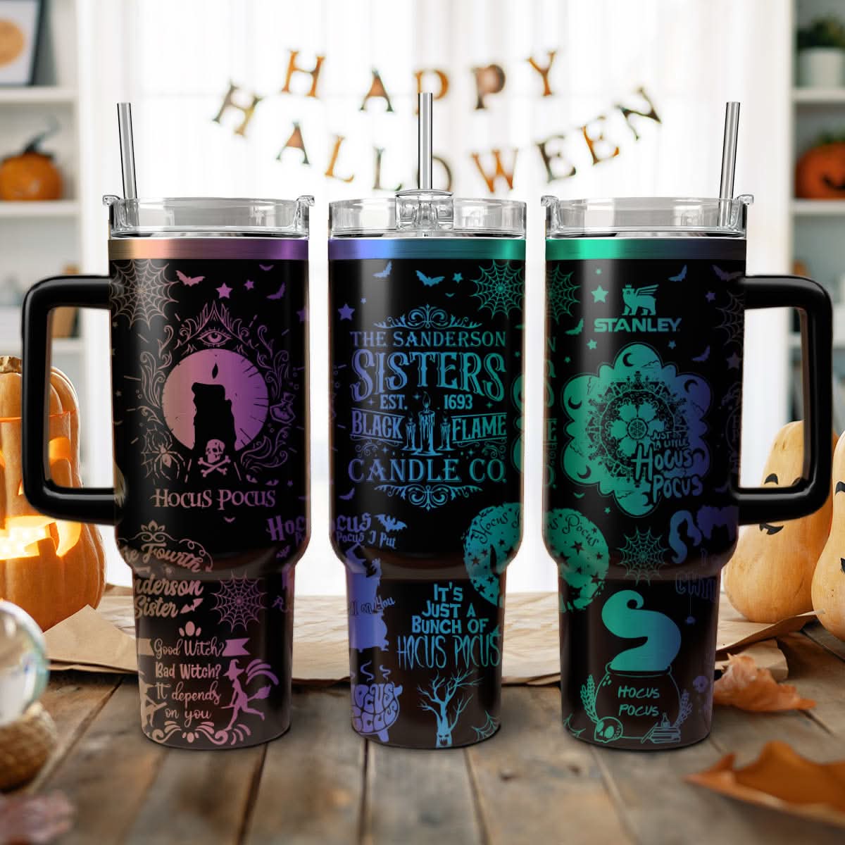 Hocus Pocus Movies Custom Stanley Cup 40 oz 30 oz Tumbler With HandleTVC2301467