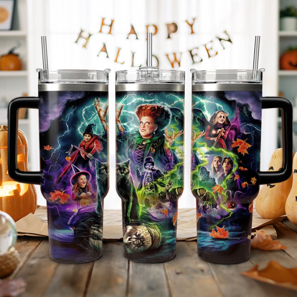 Hocus Pocus Movies Custom Stanley Cup 40 oz 30 oz Tumbler With HandleTVC2301468 - Image 2