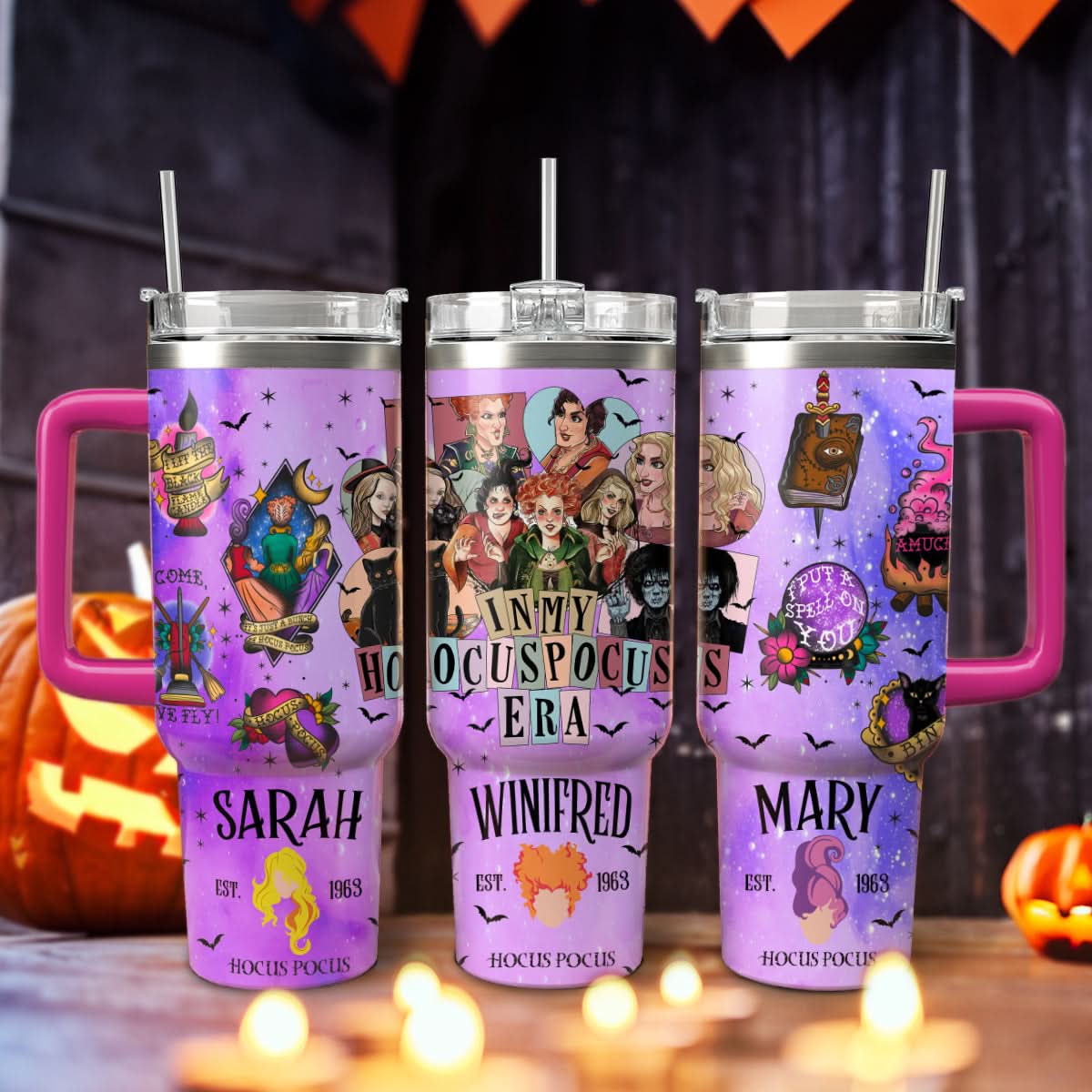 Hocus Pocus Movies Custom Stanley Cup 40 oz 30 oz Tumbler With HandleTVC2301468