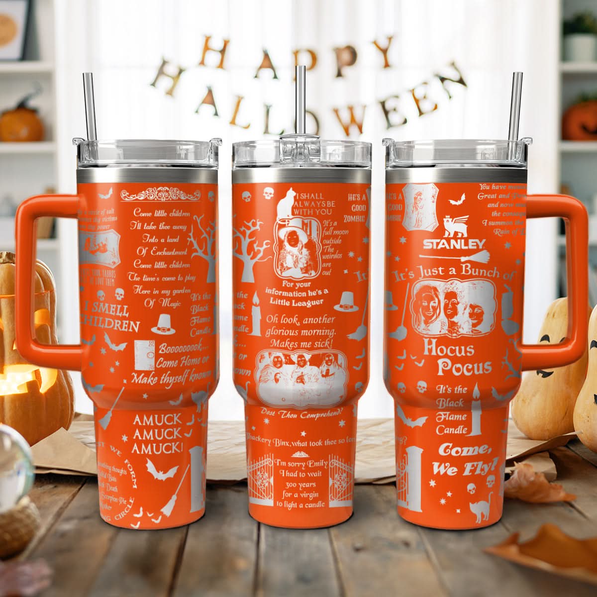 Hocus Pocus Movies Custom Stanley Cup 40 oz 30 oz Tumbler With HandleTVC2301469