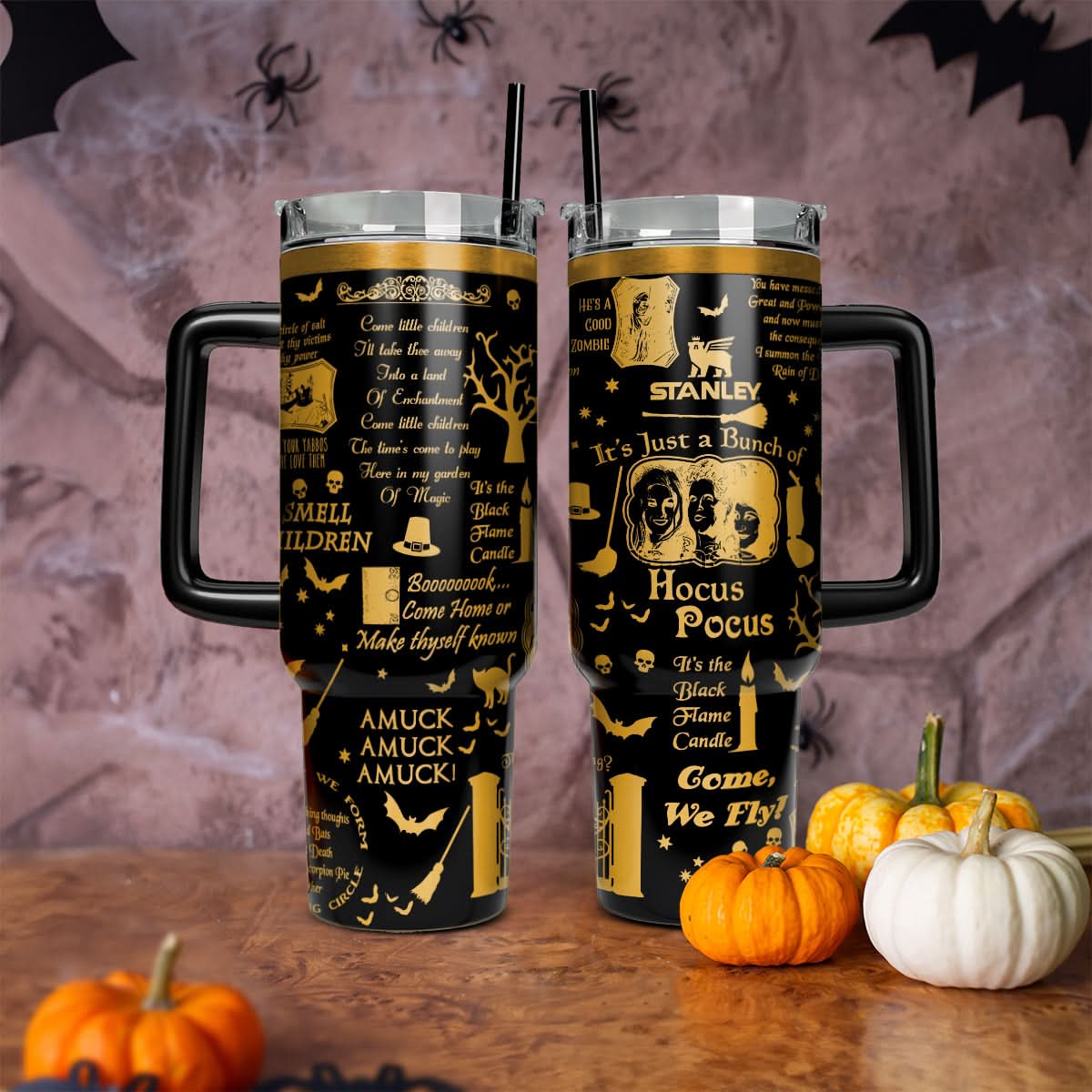 Hocus Pocus Movies Custom Stanley Cup 40 oz 30 oz Tumbler With HandleTVC2301469