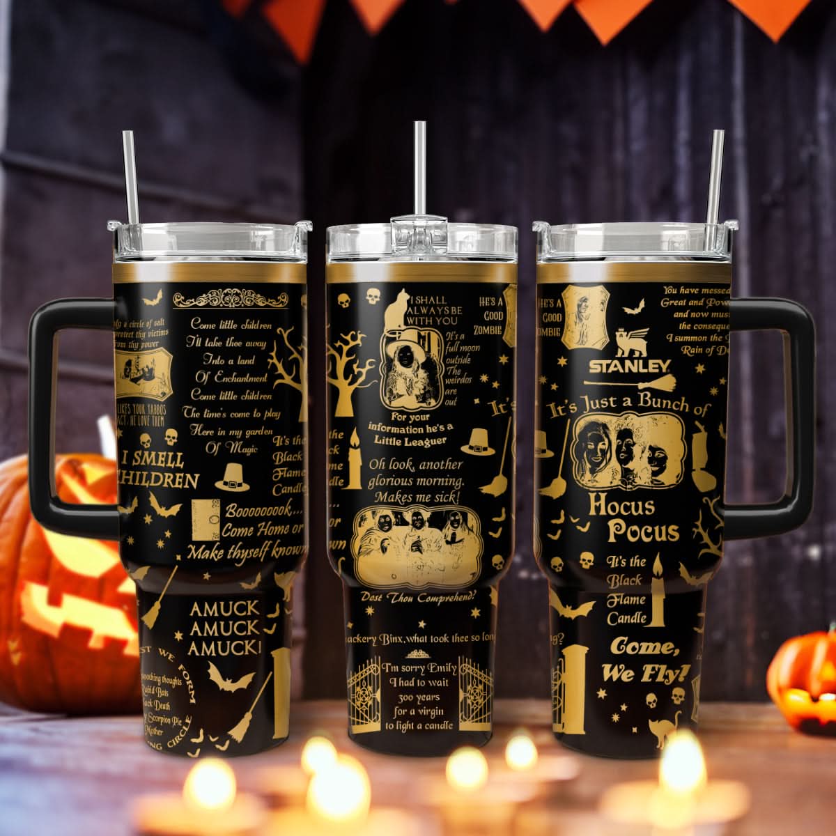 Hocus Pocus Movies Custom Stanley Cup 40 oz 30 oz Tumbler With HandleTVC2301469