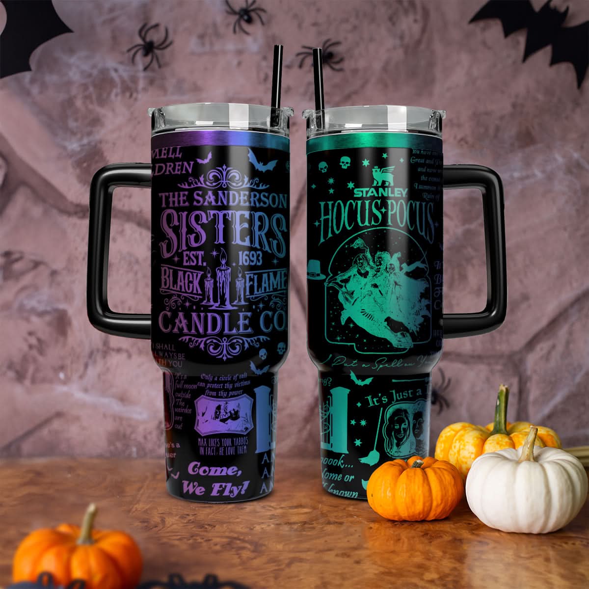Hocus Pocus Movies Custom Stanley Cup 40 oz 30 oz Tumbler With HandleTVC2301469