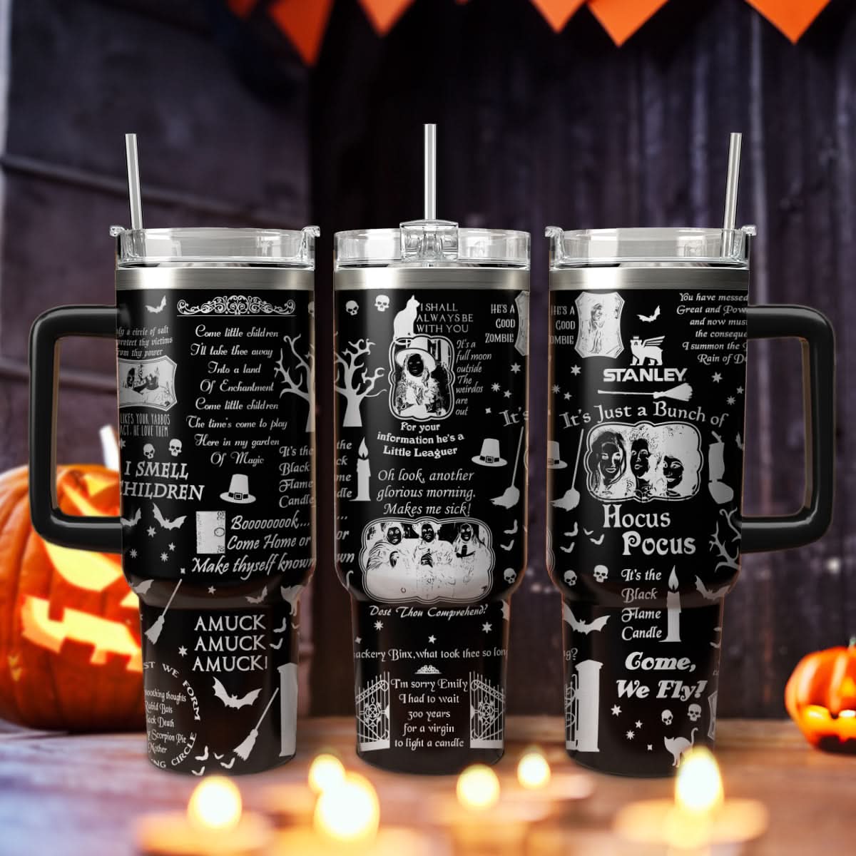 Hocus Pocus Movies Custom Stanley Cup 40 oz 30 oz Tumbler With HandleTVC2301469