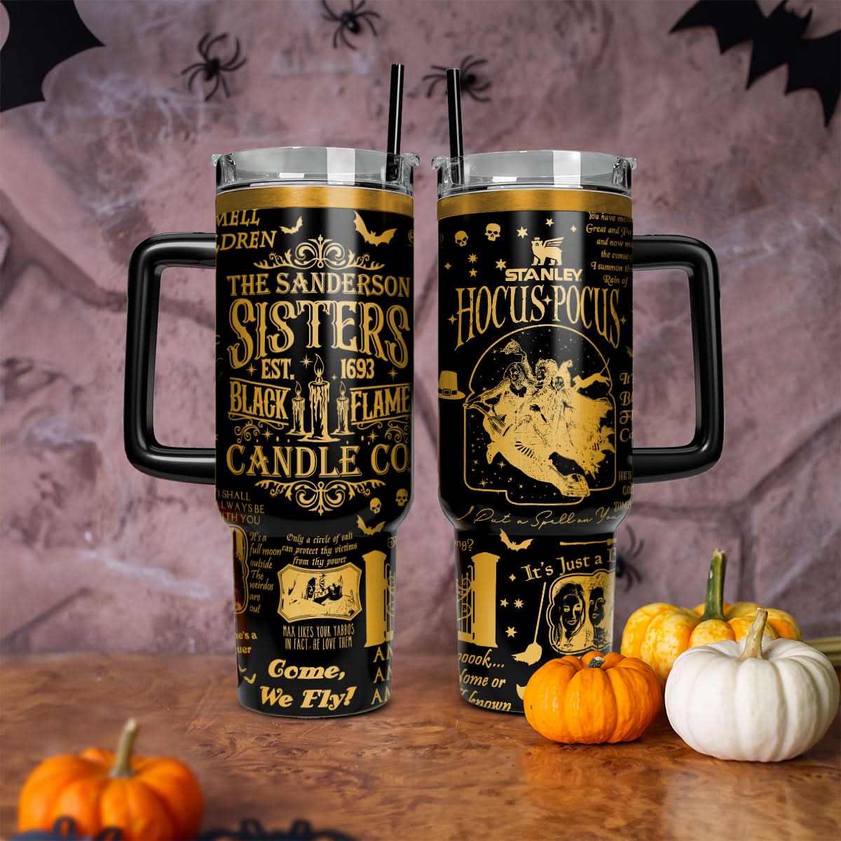 Hocus Pocus Movies Custom Stanley Cup 40 oz 30 oz Tumbler With HandleTVC2301469