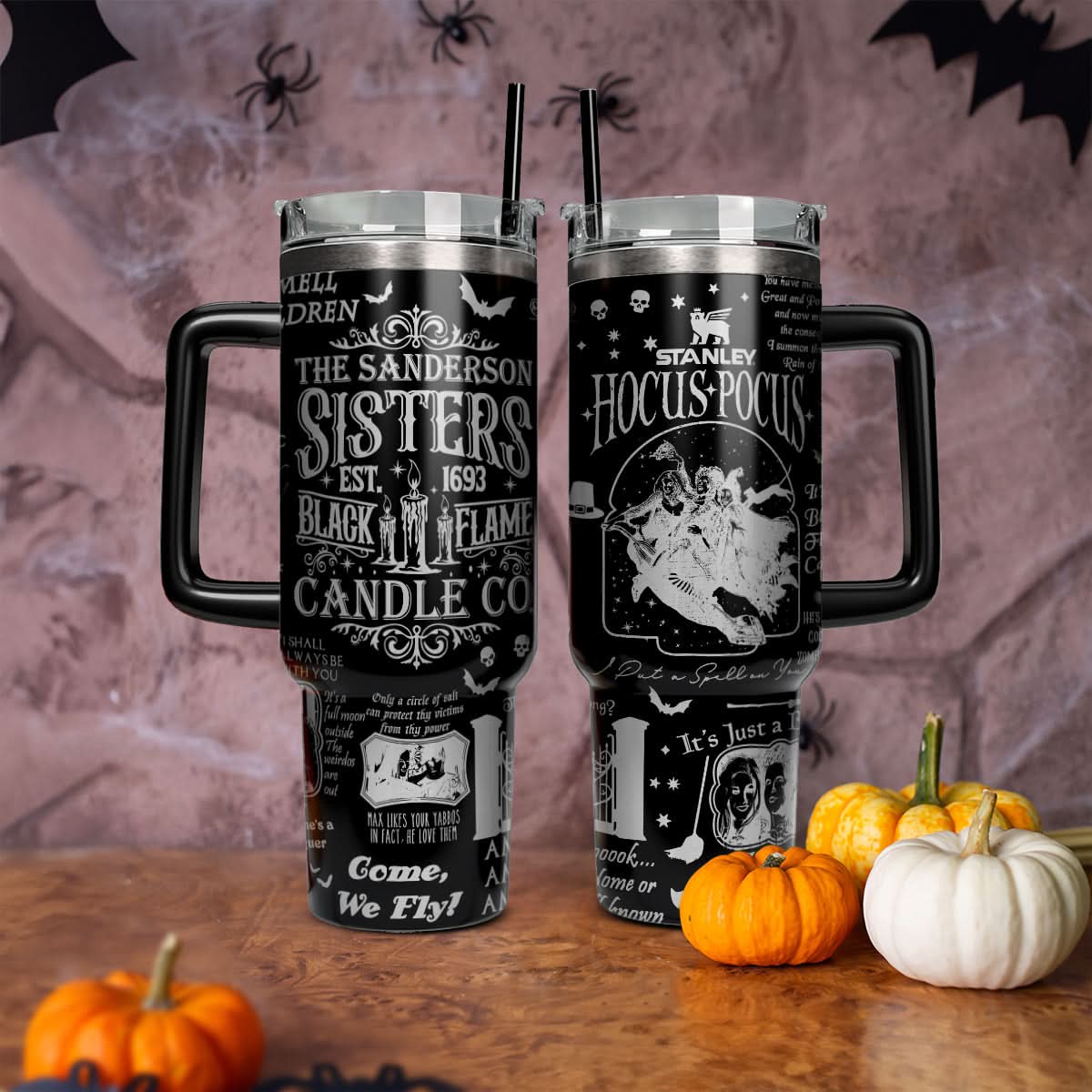 Hocus Pocus Movies Custom Stanley Cup 40 oz 30 oz Tumbler With HandleTVC2301469