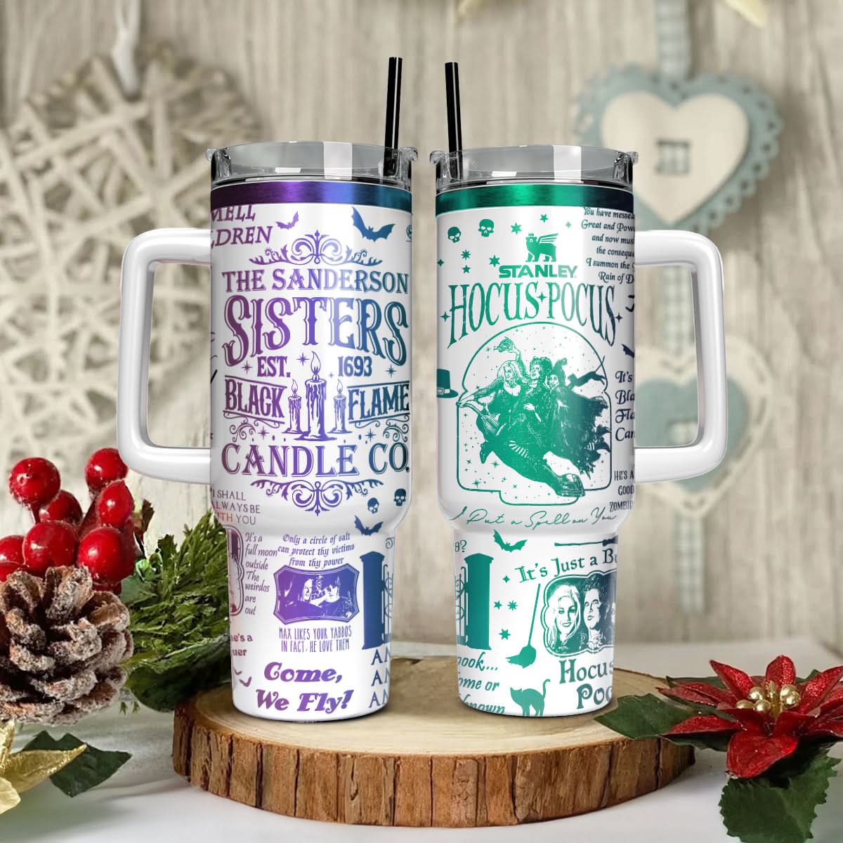Hocus Pocus Movies Custom Stanley Cup 40 oz 30 oz Tumbler With HandleTVC2301469