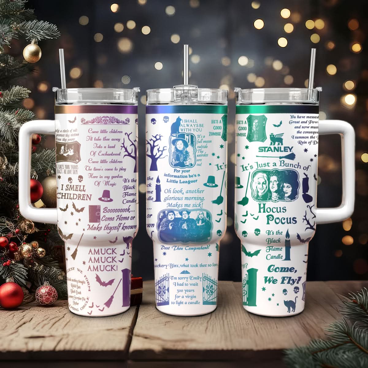 Hocus Pocus Movies Custom Stanley Cup 40 oz 30 oz Tumbler With HandleTVC2301469