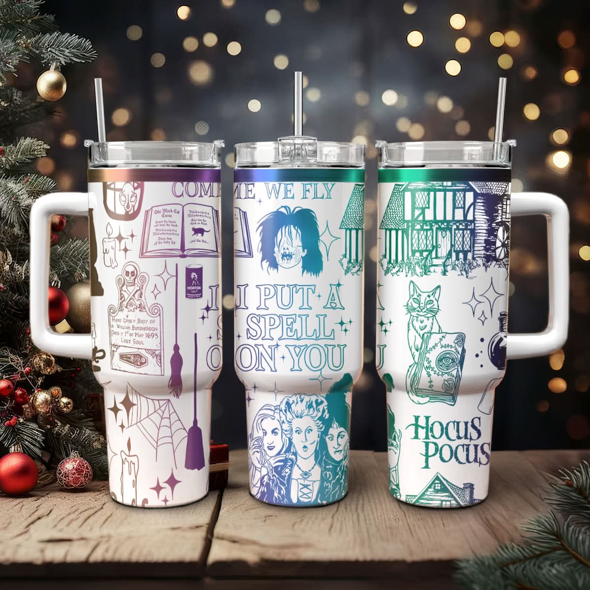 Hocus Pocus Movies Custom Stanley Cup 40 oz 30 oz Tumbler With HandleTVC2301470