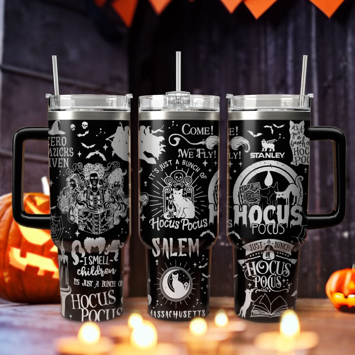 Hocus Pocus Movies Custom Stanley Cup 40 oz 30 oz Tumbler With HandleTVC2301470