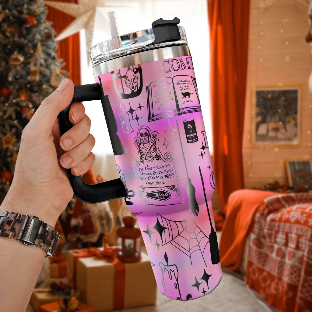 Hocus Pocus Movies Custom Stanley Cup 40 oz 30 oz Tumbler With HandleTVC2301470