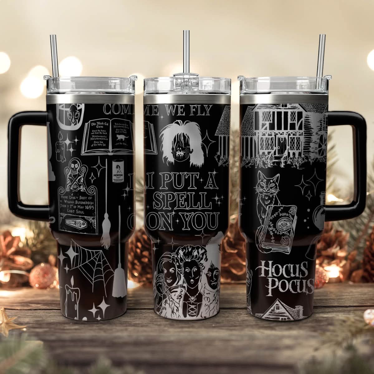 Hocus Pocus Movies Custom Stanley Cup 40 oz 30 oz Tumbler With HandleTVC2301470