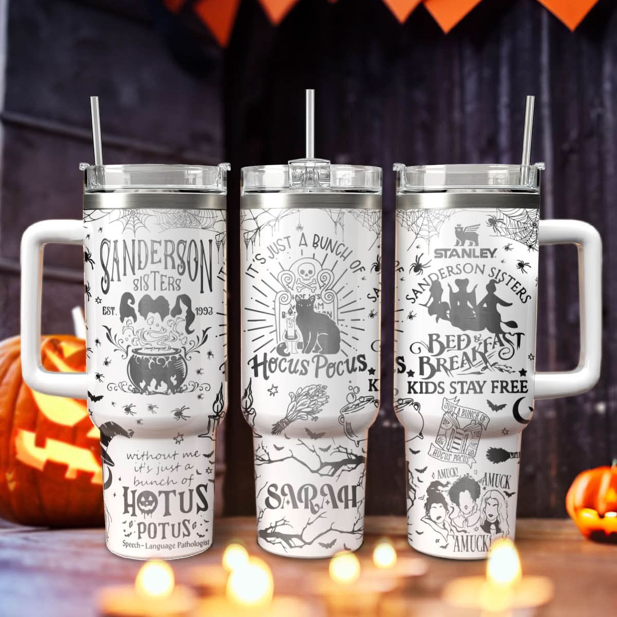 Hocus Pocus Movies Custom Stanley Cup 40 oz 30 oz Tumbler With HandleTVC2301470