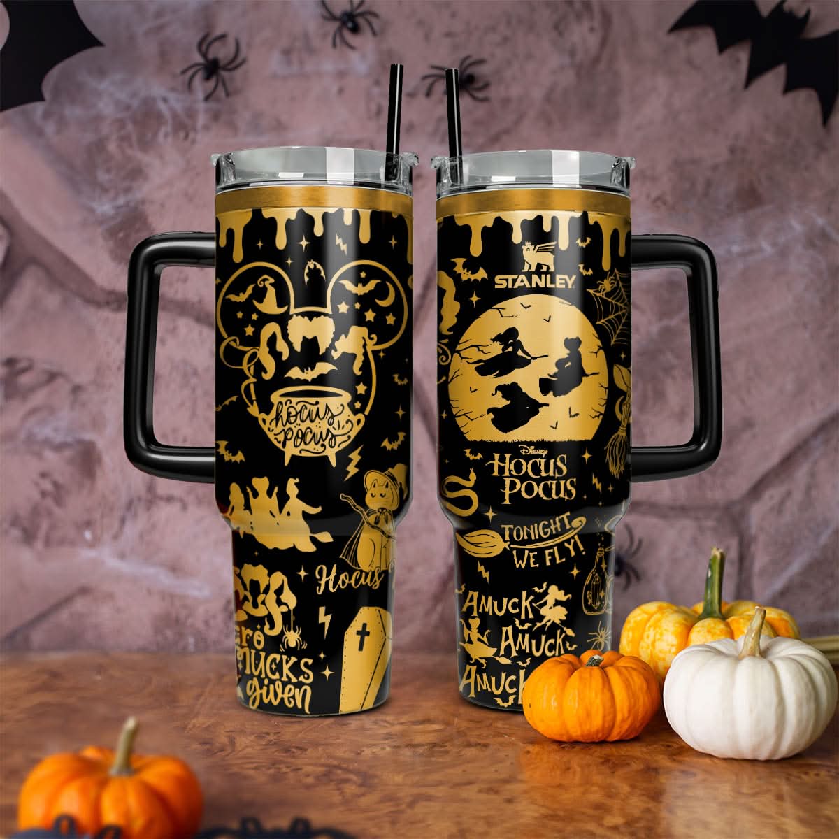 Hocus Pocus Movies Custom Stanley Cup 40 oz 30 oz Tumbler With HandleTVC2301470