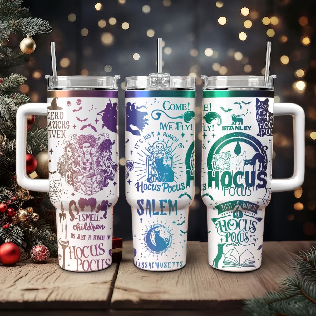 Hocus Pocus Movies Custom Stanley Cup 40 oz 30 oz Tumbler With HandleTVC2301470